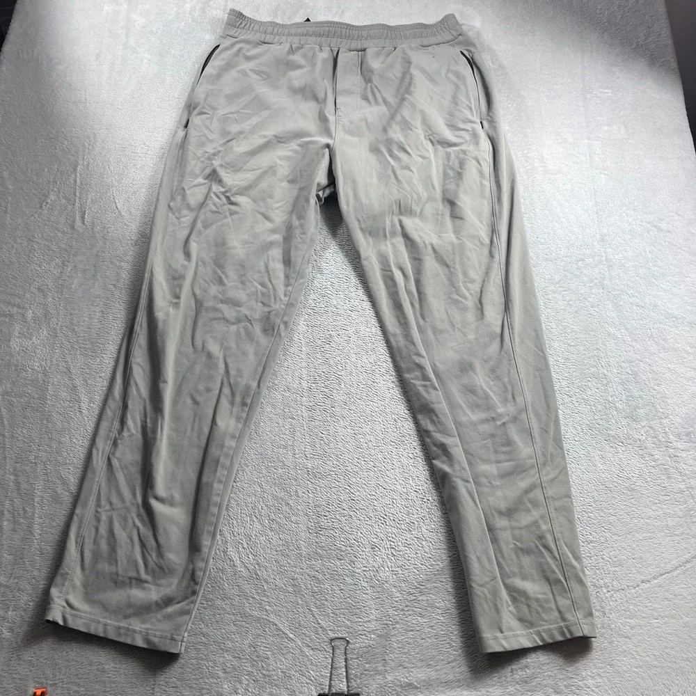 Public Rec All Day Every Day Pants Mens 38x32 Grey Stretch Tapered Chino Jogger